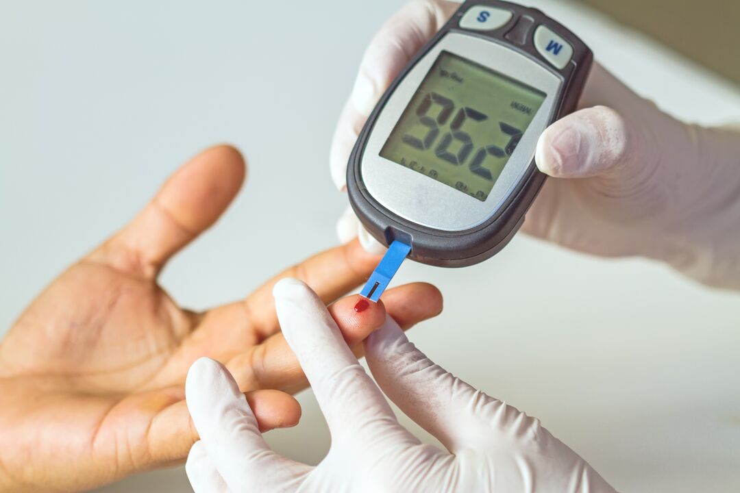 high sugar levels during testing before taking Glucoren